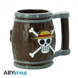 ONE PIECE - TAZA 3D - BARRIL
