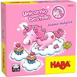 HABA - UNICORNIO DESTELLO: MEMO MAGICO JUEGOS DE MESA INFANTILES