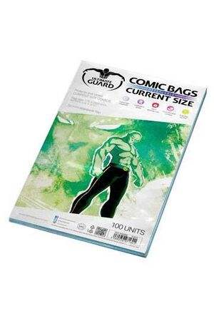 ULTIMATE GUARD COMIC BAGS RESEALABLE CURRENT SIZE (100)