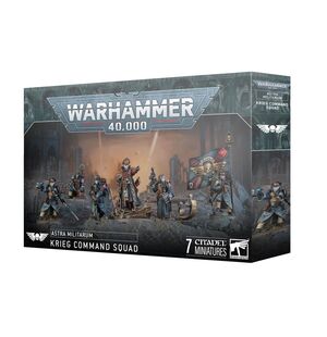ESCUADRA DE MANDO DE KRIEG WARHAMMER 40000 JUEGOS DE MINIATURAS