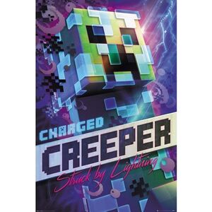 POSTER MINECRAFT CHARGED CREEPER