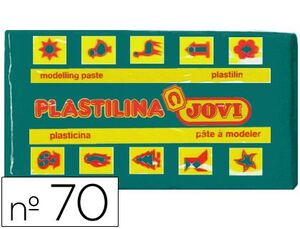 PLASTILINA JOVI 70 50 GR VERDE OSCURO 7011