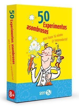 50 EXPERIMENTOS ASOMBROSOS JUEGOS DE MESA EDUCATIVOS