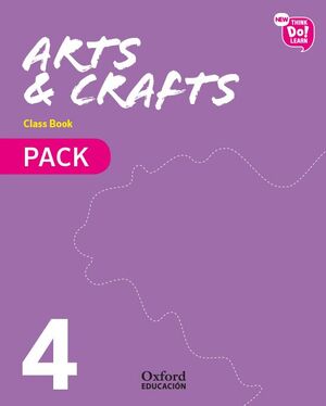 NEW THINK DO LEARN ARTS & CRAFTS 4. CLASS BOOK PACK