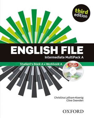 ENGLISH FILE 3RD EDITION INTERMEDIATE. STUDENT'S BOOK MULTIPACK A WITHOUT OXFORD