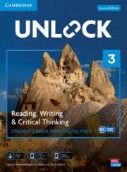 UNLOCK LEVEL 3 READING, WRITING AND CRITICAL THINKING STUDENT`S BOOK WITH DIGITA