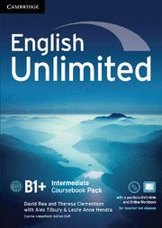 ENGLISH UNLIMITED INTERMEDIATE COURSEBOOK WITH E-PORTFOLIO AND ONLINE WORKBOOK P