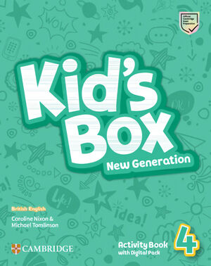 KID'S BOX NEW GENERATION LEVEL 4 ACTIVITY BOOK WITH DIGITAL PACK