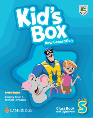 KID'S BOX NEW GENERATION STARTER CLASS BOOK WITH DIGITAL PACK BRI