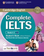 COMPLETE IELTS BANDS 4-5 B1 STUDENT'S BOOK WITHOUT ANSWERS WITH CD-ROM WITH TEST