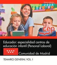 EDUCADOR ESPEC C DE EDUCACION INFANTIL P LAB MADRID TEMARIO GRAL I
