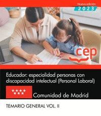 EDUCADOR ESPEC PERS CON DISCAP INTELECTUAL PLAB MADRID TEMARIO GRAL II