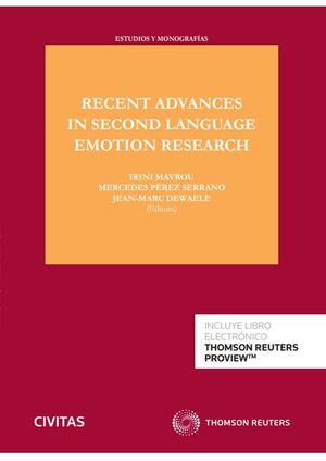 RECENT ADVANCES IN SECOND LANGUAGE EMOTION RESEARCH (PAPEL + E-BO