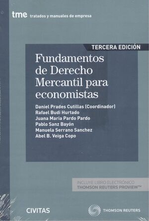 FUNDAMENTOS DE DERECHO MERCANTIL PARA ECONOMISTAS (PAPEL + E-BOOK)
