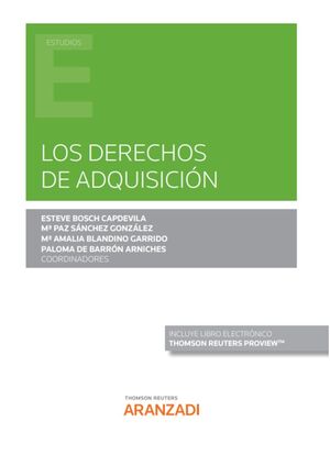 LOS DERECHOS DE ADQUISICIÓN (PAPEL + E-BOOK)