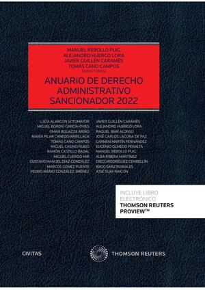 ANUARIO DE DERECHO ADMINISTRATIVO SANCIONADOR 2022 (PAPEL + E-BOOK)