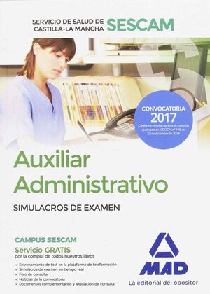 AUXILIAR ADMINISTRATIVO DEL SERVICIO DE SALUD DE CASTILLA-LA MANCHA (SESCAM). SI