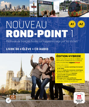 NOUVEAU ROND-POINT 1 ÉD. HYBRIDE L. ÉLÈVE + CD