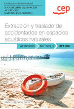 (23).MANUAL EXTRACION Y TRASLADO ESPACIOS ACUATICOS.(UF1500