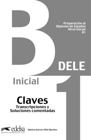 PREPARACIÓN AL DELE B1 - LIBRO DE CLAVES (ED. 2013)