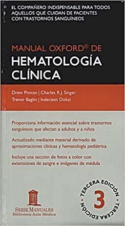 MANUAL OXFORD DE HEMATOLOGÍA CLÍNICA