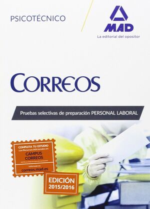 PERSONAL LABORAL DE CORREOS Y TELÉGRAFOS. PSICOTÉCNICO